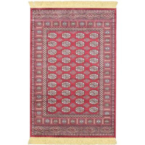 Soraya Silko Dark Red&nbsp; Rug - 3 Ft. 1 In. x 4 Ft. 7 In.