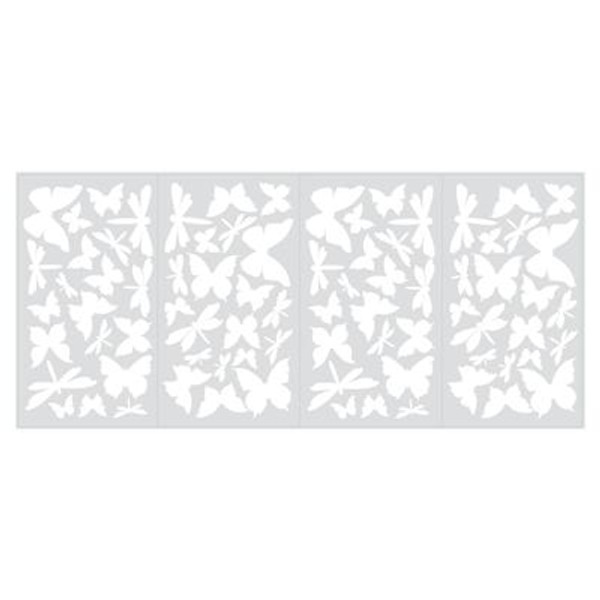 Butterfly & Dragonfly Glow in the Dark Wall Decals