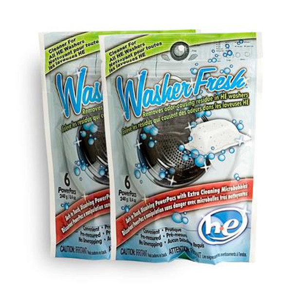 Fresh Productz WasherFresh&#153; High Efficiency Washing Machine Cleaner & Refresher - 2 Pack (6 Pouch)