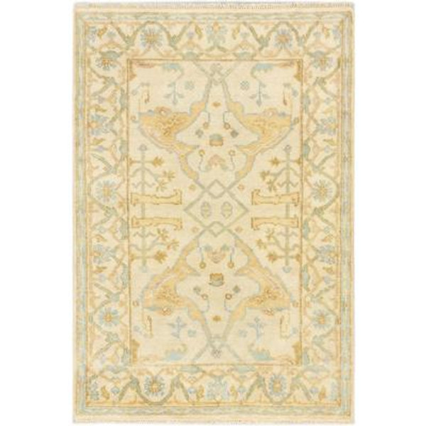 Hand-knotted Royal Ushak Cream Rug - 4 Ft. x 6 Ft. 0 In.