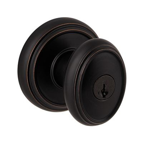 Prestige Carnaby Venetian Bronze Entry Knob Featuring SmartKey