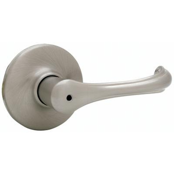 Alfini Privacy Lever in Satin Nickel