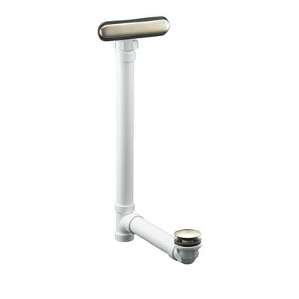 Clearflo Slotted Overflow Bath Drain in Vibrant Brushed Nickel