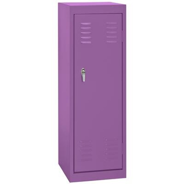 15 Inch L x 15 Inch D x 48 Inch H Single Tier Welded Steel Locker in Grape Juice