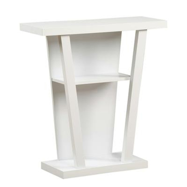 Accent Table - 32''L / White Hall Console