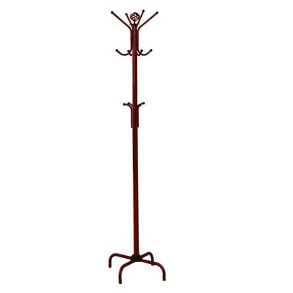 Coat Rack - 70''H / Red Metal