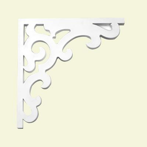 19-1/2 Inch x 1-1/8 Inch x 20 Inch Primed Polyurethane Bracket