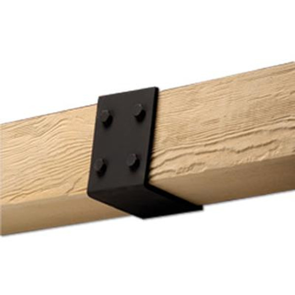 6 Inch x 9-3/8 Inch x 8-1/4 Inch Beam Strap Mesa Smooth