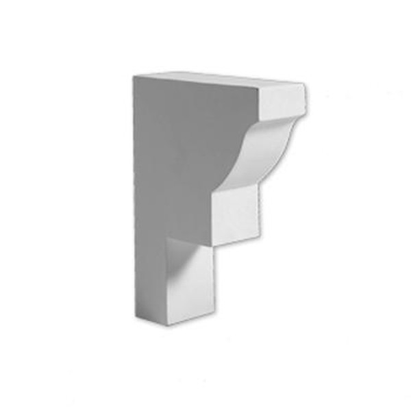 4-11/16 Inch x 1-3/4 Inch x 6-5/16 Inch E-Vent Block Dentil Smooth