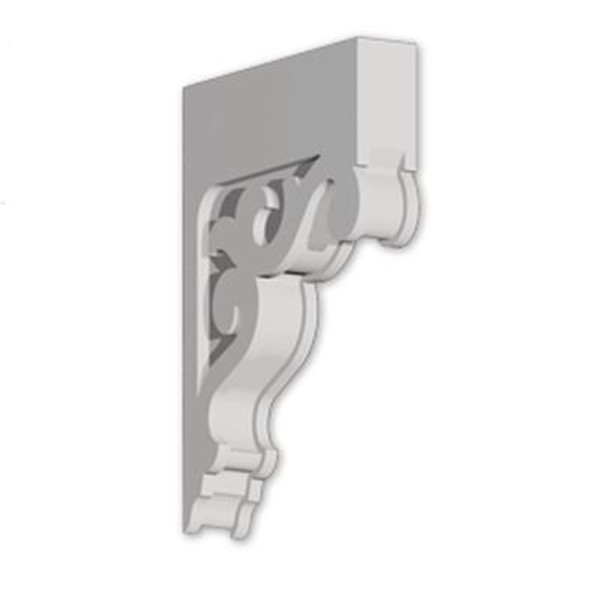 16-13/32 Inch x 22-21/32 Inch x 3-1/2 Inch Primed Polyurethane Bracket