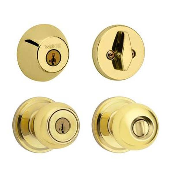 Huntington Combo Pack in Polished Brass