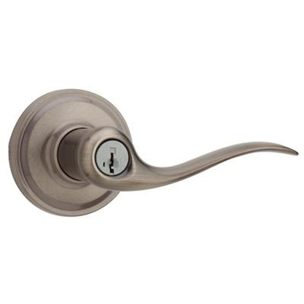 Toluca Entry Lever in Antique Nickel