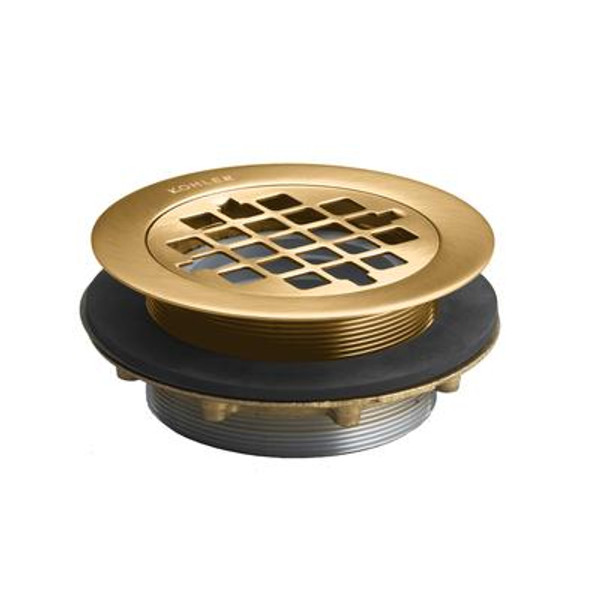 Shower Drain in Vibrant Brushed Bronze