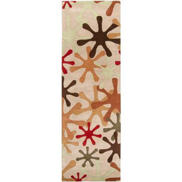 Cartagena Off White Wool Runner - 2 Ft. 6 In. x 8 Ft. Area Rug