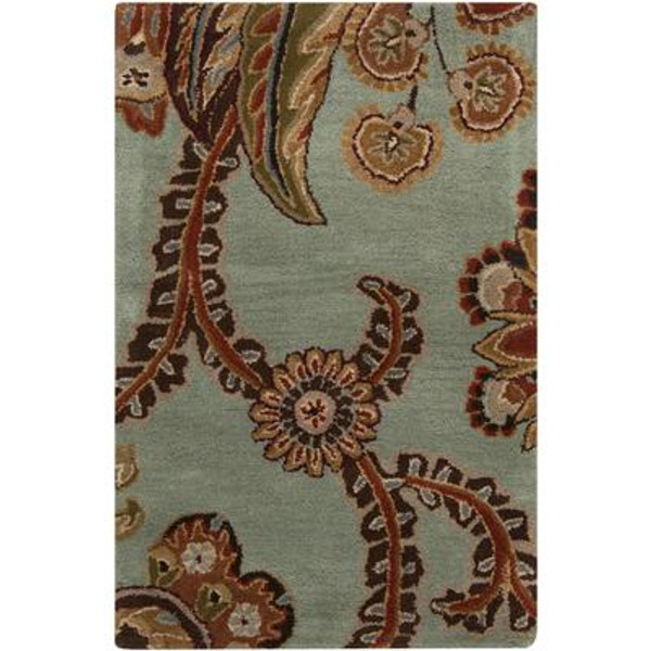 Molina Seafoam Wool Accent Rug - 2 Ft. x 3 Ft. Area Rug