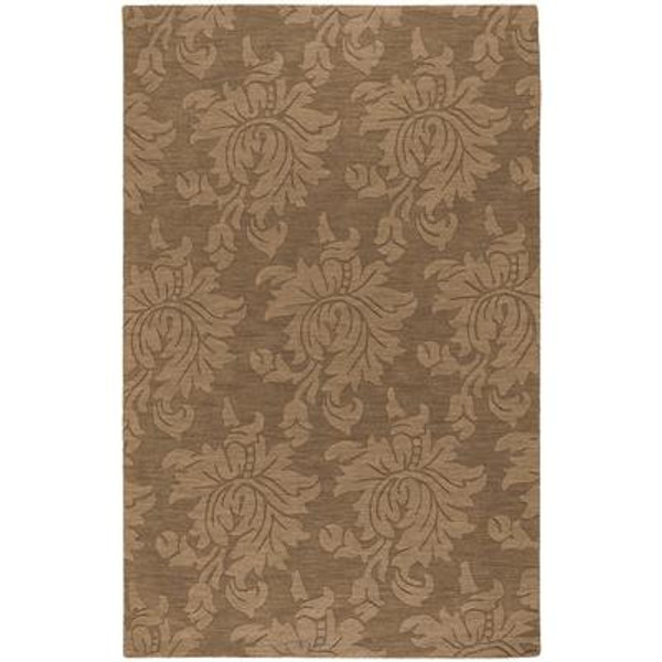 Onoto Brown Wool  - 5 Ft. x 8 Ft. Area Rug