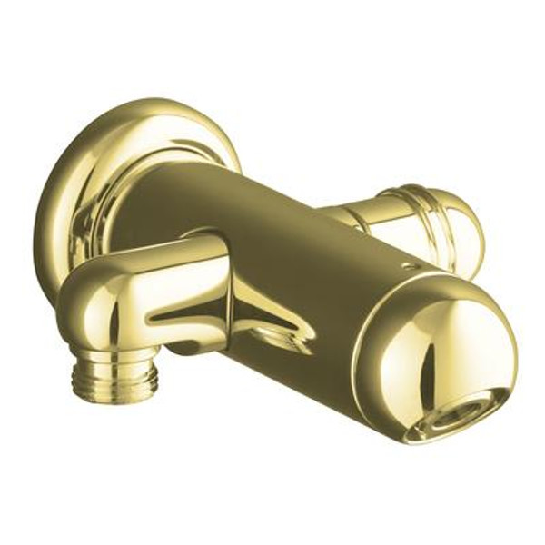 Mastershower Showerarm And Diverter in Vibrant Polished Brass