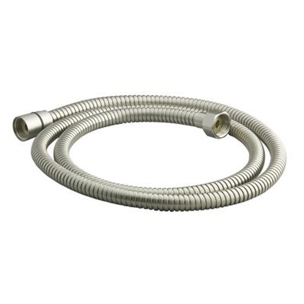 Mastershower 60 Inch Metal Shower Hose in Vibrant Brushed Nickel