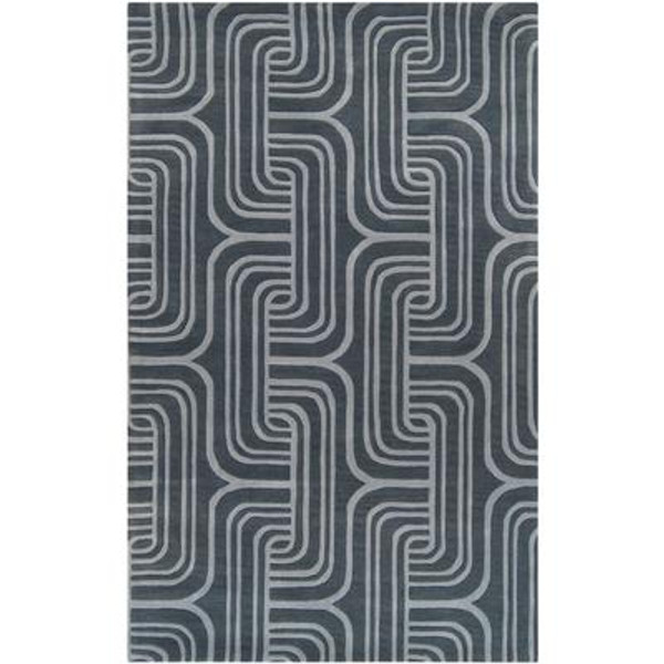 Tocuya Midnight Blue Wool 8 Ft. x 11 Ft. Area Rug