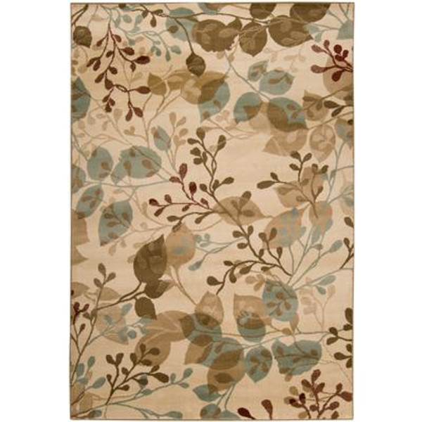 Pampatar Raw Umber Polypropylene  - 7 Ft. 9 In. x 11 Ft. 2 In. Area Rug