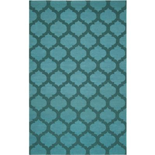 Saffre Sea Wool 2 Feet x 3 Feet Accent Rug