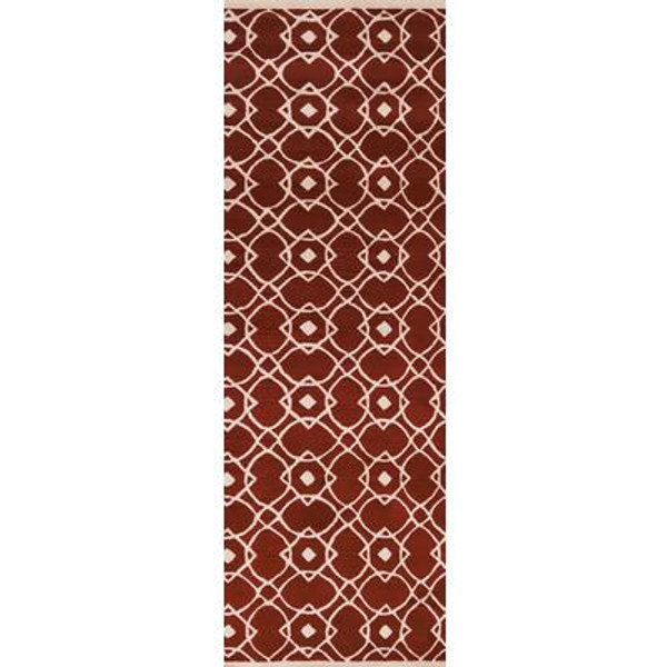 Taintrux Clay New Zealand Wool Runner - 2 Ft. 6 In. x 8 Ft. Area Rug