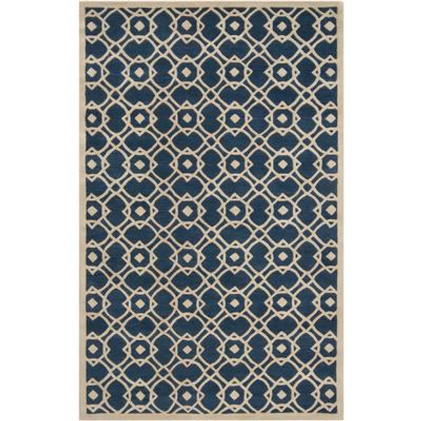 Taintrux Parchment New Zealand Wool  - 8 Ft. x 11 Ft. Area Rug