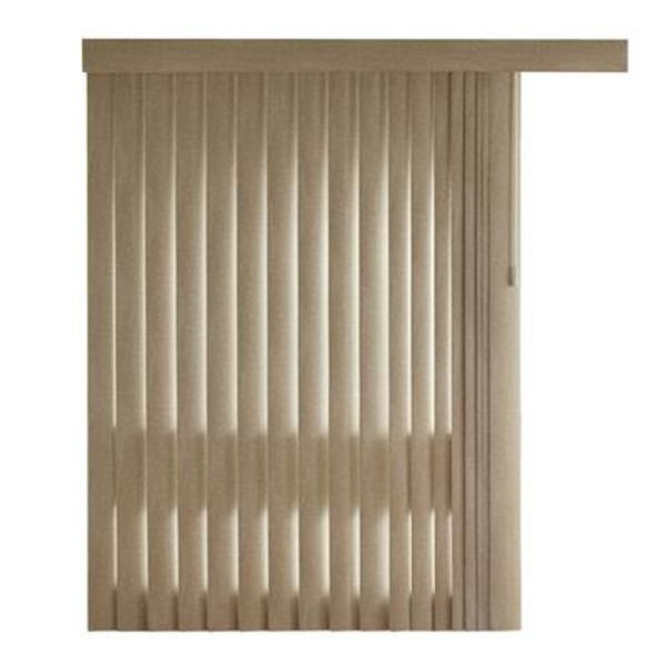 84 Inch Prairie Tweed 4.5 Inch Embossed Vertical Blind Louvers (Actual length 82.5 Inch)