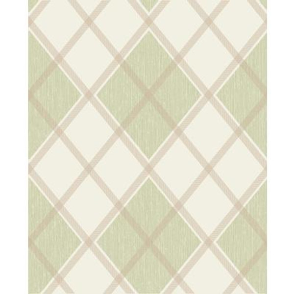 Argyle Green Wallpaper