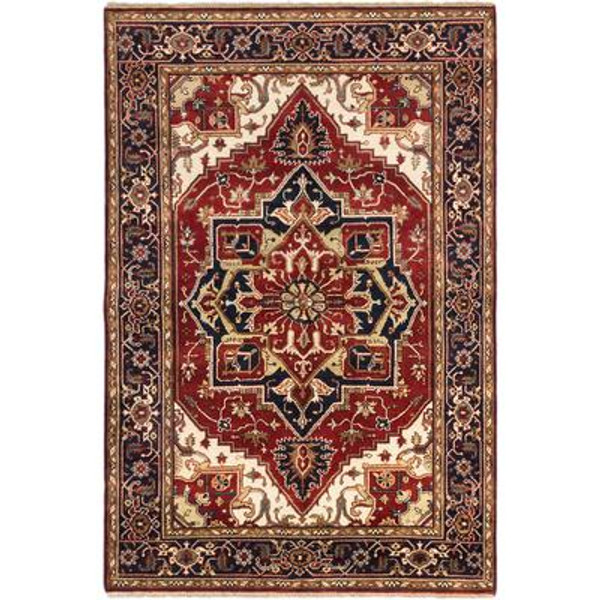 Hand-knotted Batul Rug - 6 Ft. x 9 Ft. 0 In.