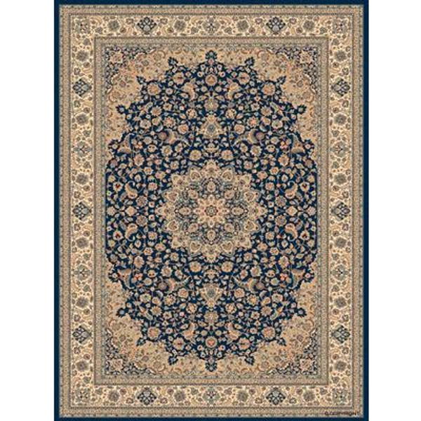 Classical Manor Blue 3 Feet 11 Inch x 5 Feet 7 Inch Runner