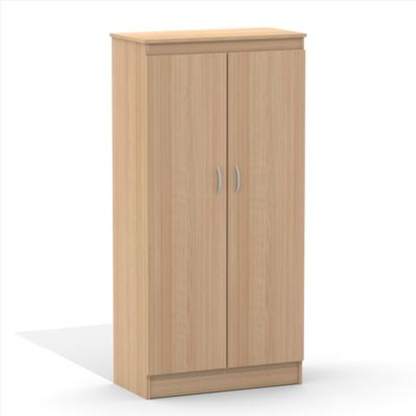 Essentials 2-Door Storage Unit - Natural Maple