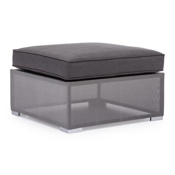 Clear Water Bay Ottoman Gray