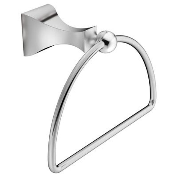 Retreat Chrome Towel Ring