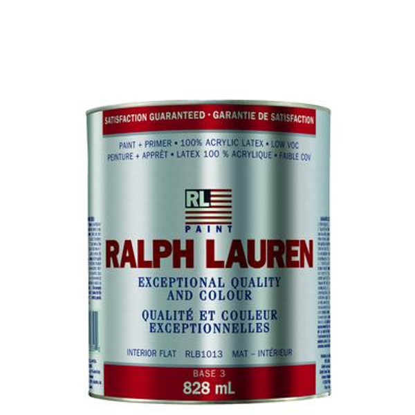 Ralph Lauren Interior Paint- Flat- Base 3- Quart