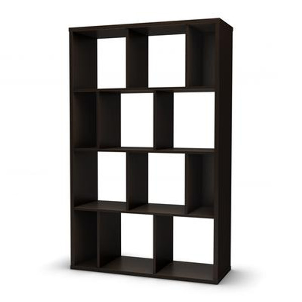 Reveal Collection Shelving Unit Chocolate