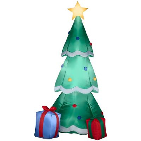 6.5 Feet LED Lighted Christmas Tree with presents