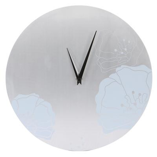 Snooze Clock; 14 by 14 by 2-Inch; Black with Green Hands