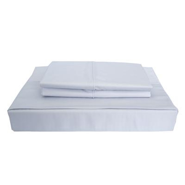 310TC Bamboo Solid Sheet Set; Blue; Double