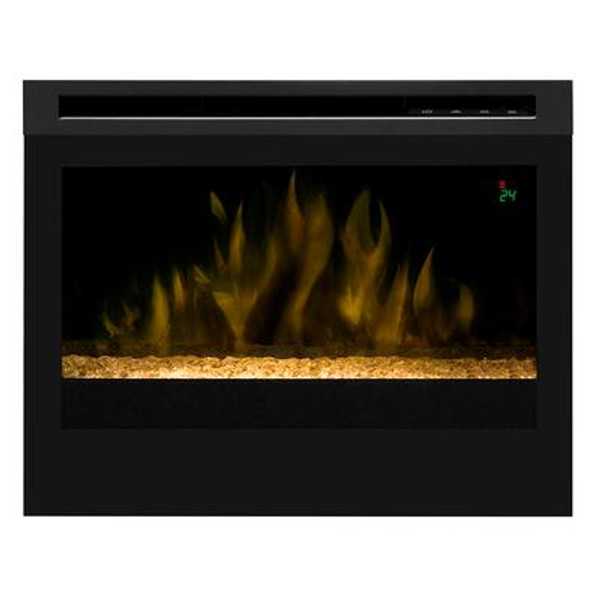 25 In. Electric Firebox with Fixed Crystal Ember Bed