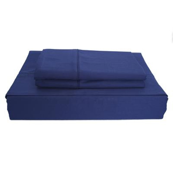 230TC Maxwell Sheet Set; Navy; Double