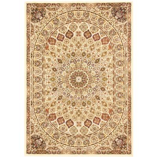 Persia Isfahan Cream Rug - 3 Ft. 11 In. x 5 Ft. 3 In.