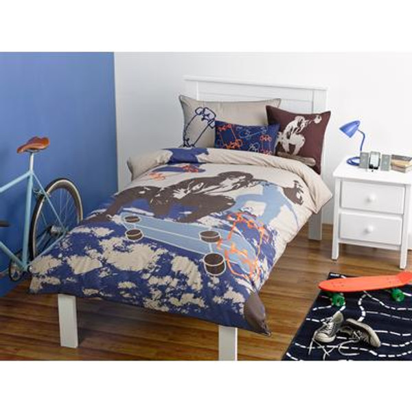 Skater Duvet Cover Set; Full/Queen