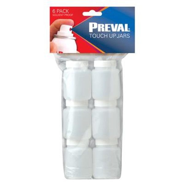 3oz Preval Plastic Bottles - 6pk (For Use With Preval Sprayer)