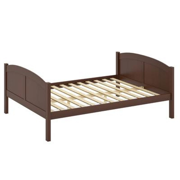 BCC-578-D Concordia Espresso Brown Stained Solid Wood Full / Double Bed