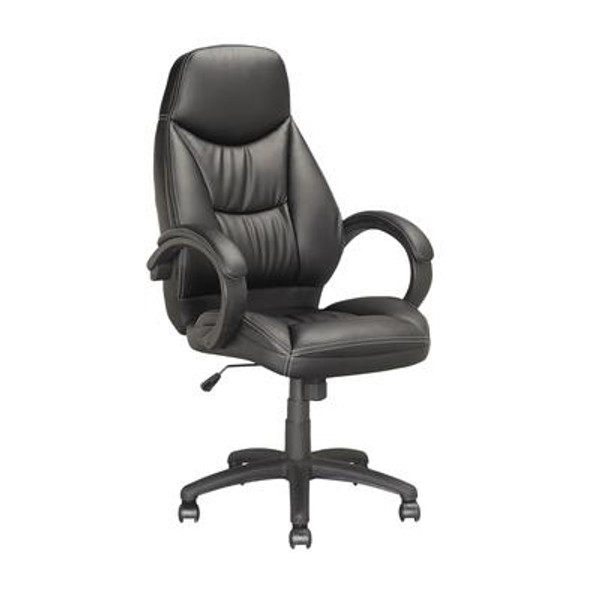 LOF-508-O Executive Office Chair in Black Leatherette
