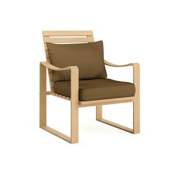 LCQ-827-C Aquios Bentwood Armchair in Warm Brown