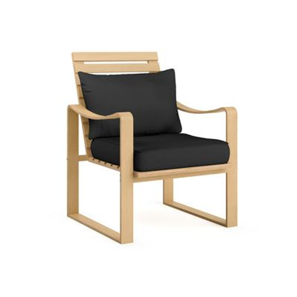 LCQ-807-C Aquios Bentwood Armchair in Midnight Black