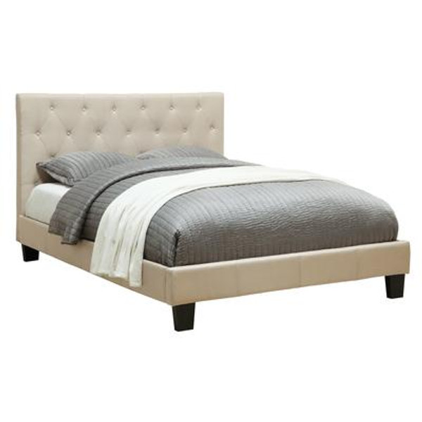 Summit Queen-60 inch Bed-Natural Linen