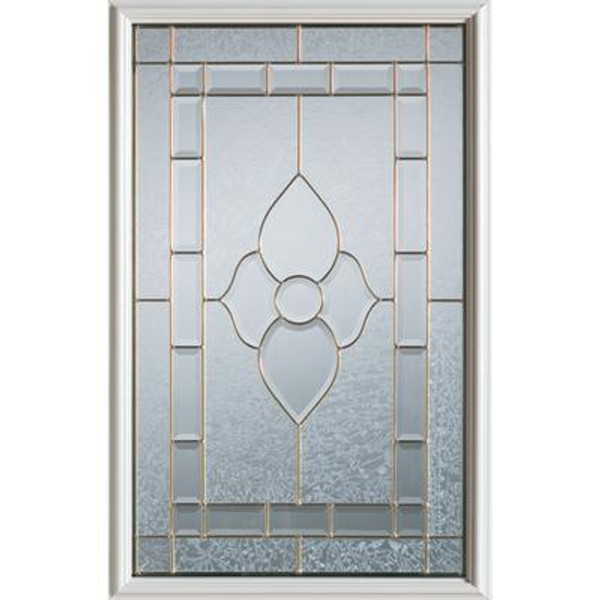 Traditional1/2 Lite Decorative Glass with Patina Caming